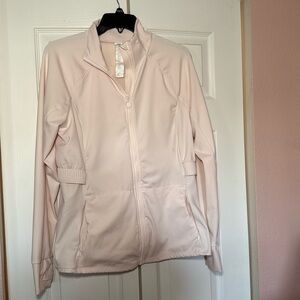 Fabletics zip up coat size XL